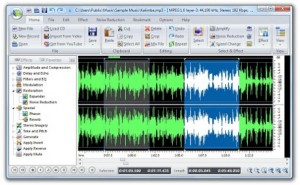 Free Audio Editor  logiciel montage audio